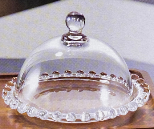 صحن تقديم زجاج