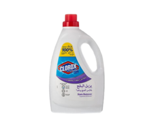 مزيل البقع للملابس البيضاء كلوروكس - 3 لتر