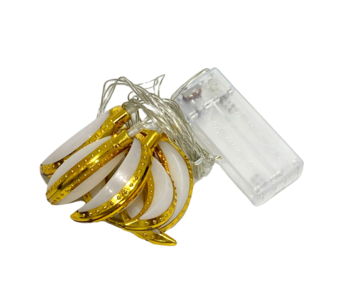 حبل زينة رمضاني مضيئ - شكل هلال