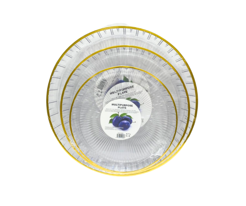 طقم صواني تقديم اكريليك - 3 قطع