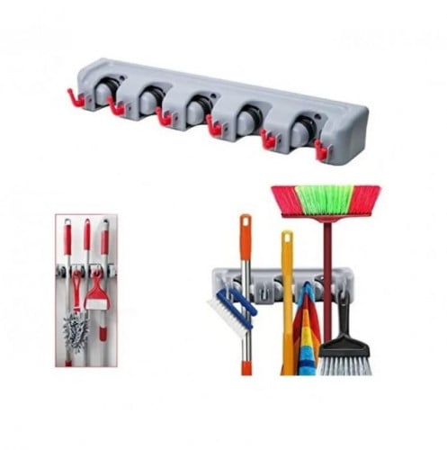 حامل مكانس ومماسح جداري