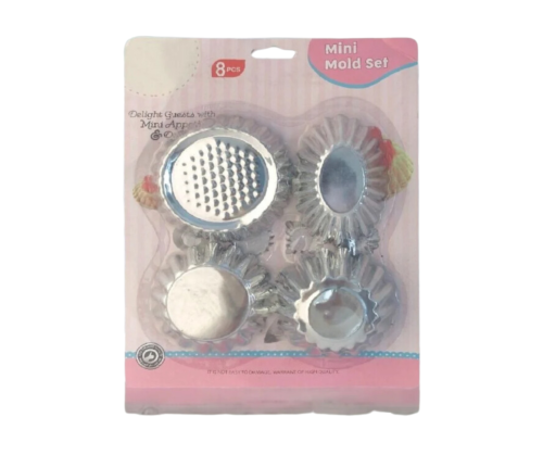 قوالب تارت المنيوم 8 قطع