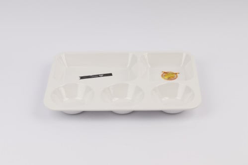 صحن ميلامين مقسم