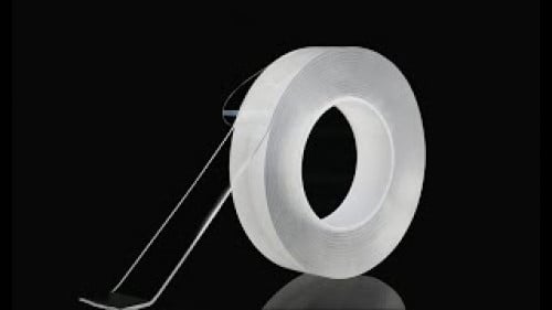 لاصق شفاف بوجهين