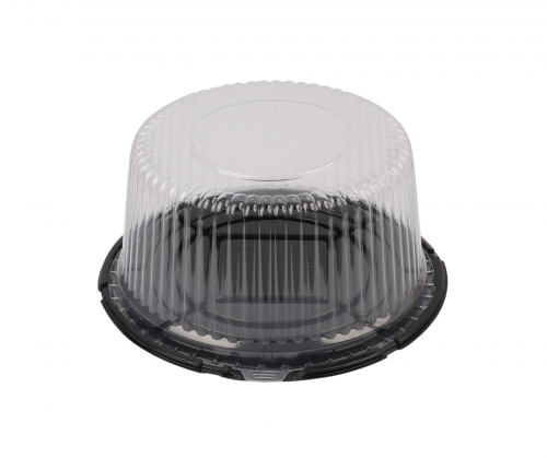 صحن كيك اسود