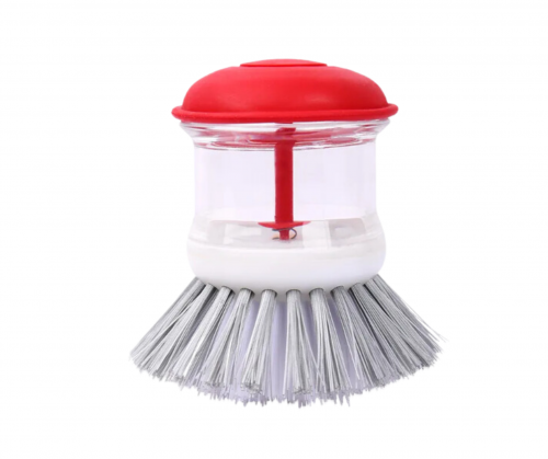 فرشة تنظيف مع موزع صابون