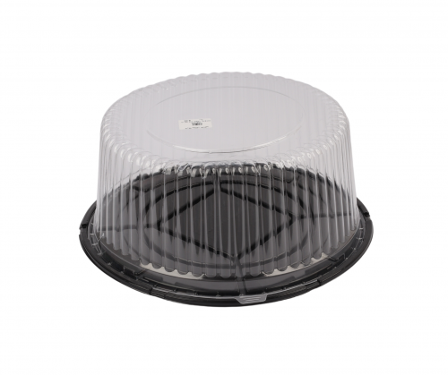 صحن كيك اسود