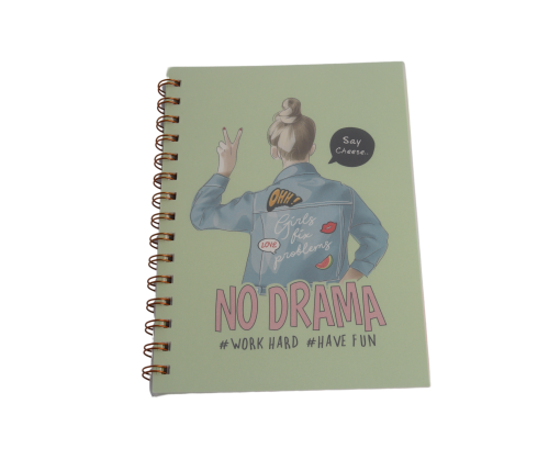 دفتر سلك انجليزي مقسم