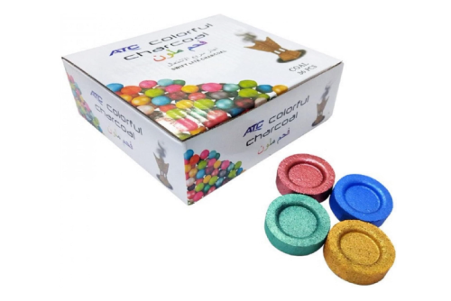 فحم ملون سريع الاشتعال