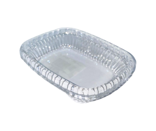 صحن تقديم زجاج ميني