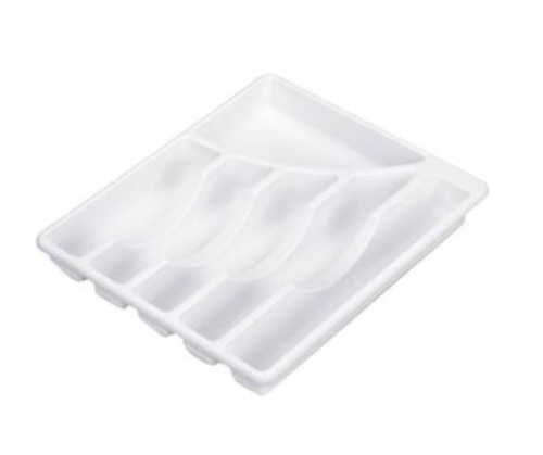 منظم ملاعق بلاستيك شفاف