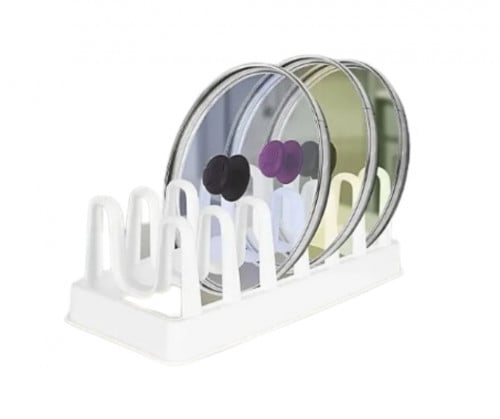 حامل ومنظم اطباق بلاستيك