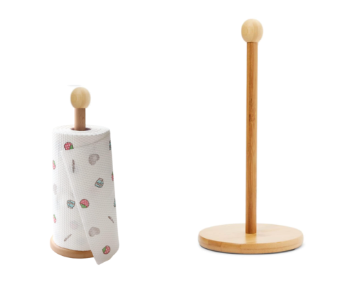 حامل مناديل مطبخ خشبي