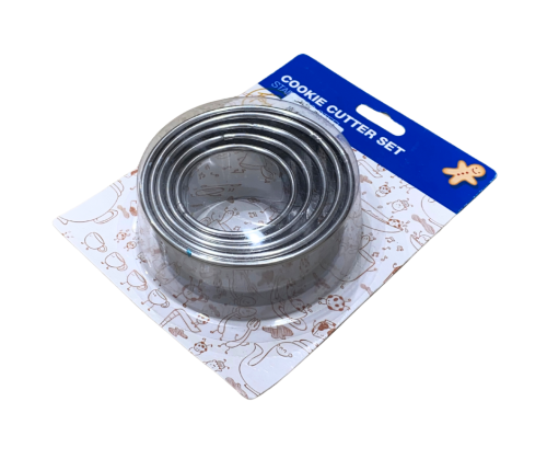 طقم قطاعة معجنات دائري - 5 قطع