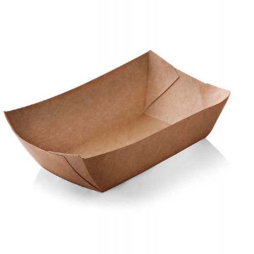 صحن ورق كرافت بني ( 25 حبة) بالربطه TR6