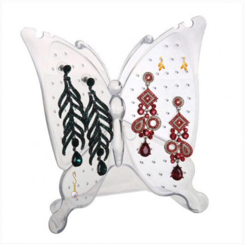 ستاند حلق اكرليك فراشة