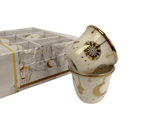 طقم فناجين سيراميك رمضاني