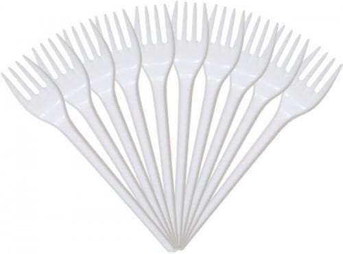 شوك طعام بلاستيك ( 50 حبة )