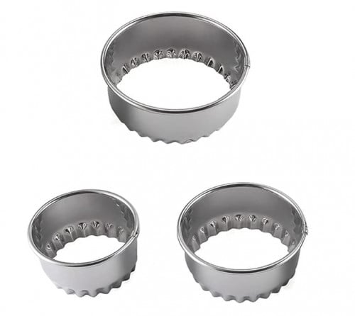 طقم قطاعات كوكيز ستيل 3 حبات