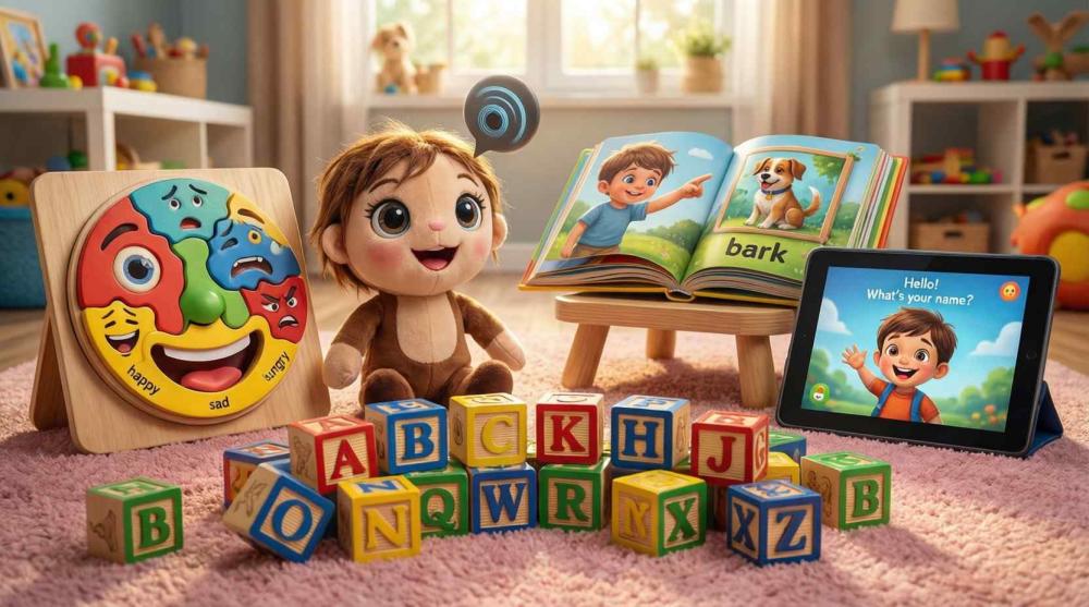 ألعاب تساعد الطفل على الكلام