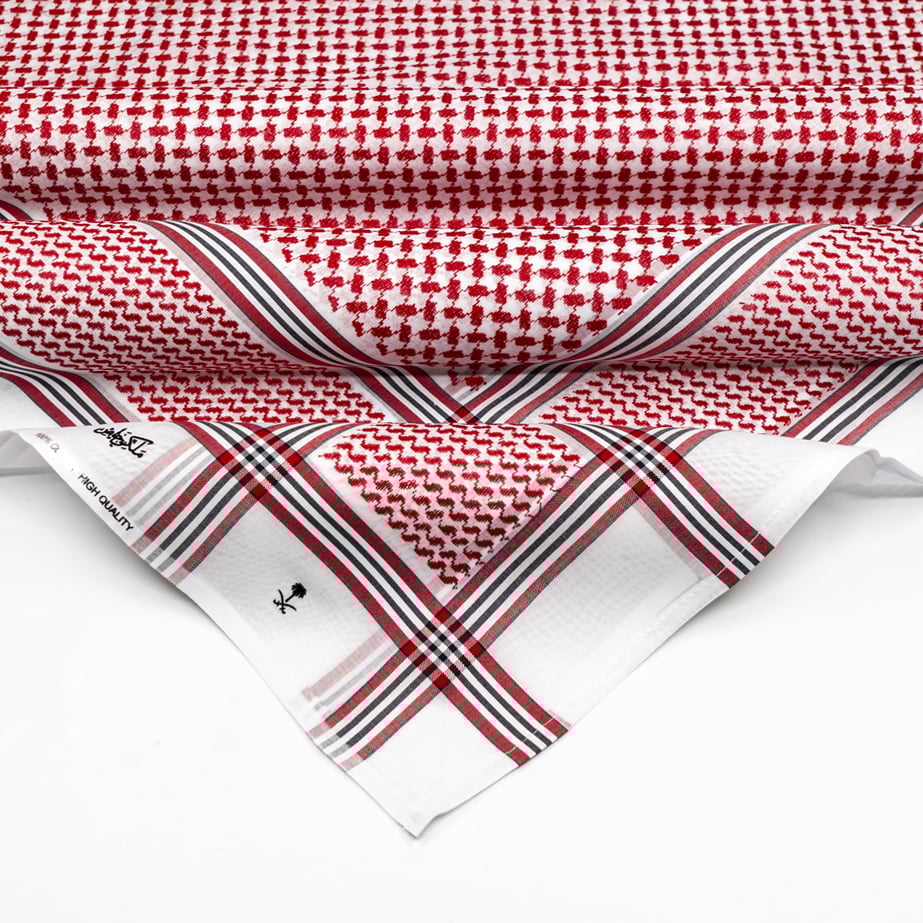 شماغ احمر ملكي خاص اصدار بلاك