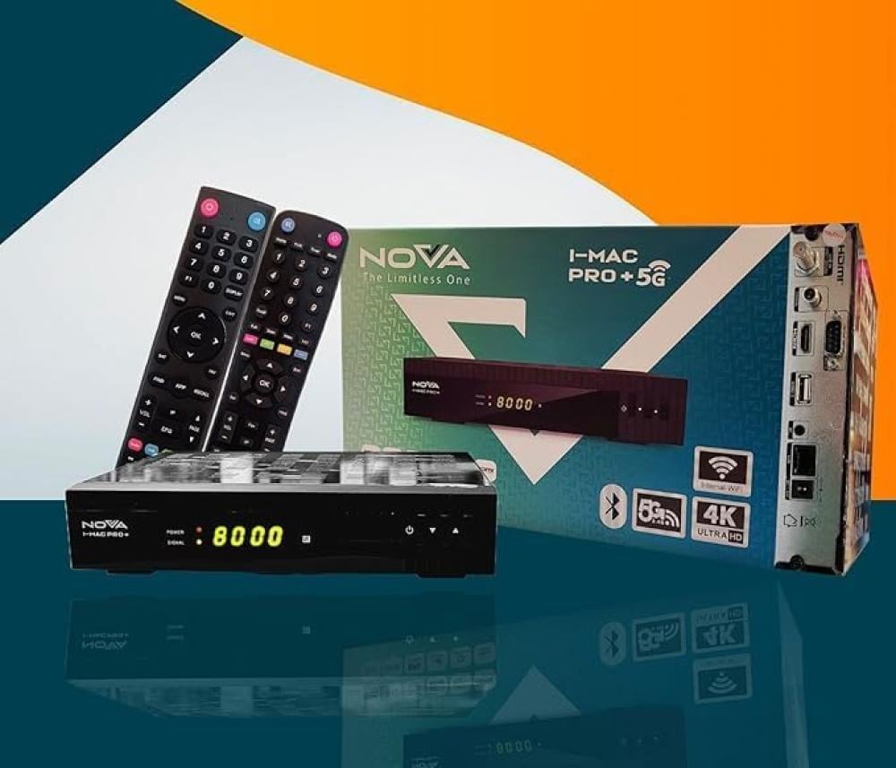 رسيفر نوفا اي ماك برو بلس فوركيه فايف جي NOVA I-MAC PRO + 4K 5G