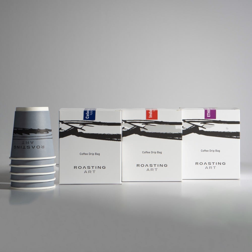 أظرف القهوة المقطرة من فن التحميص