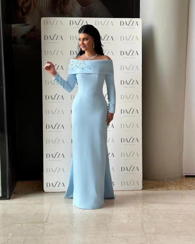 فستان إلييت السماوي - Elegance Sky Gown