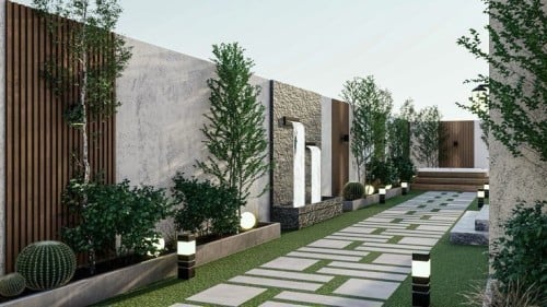تصميم خارجي لاند سكيب (حدائق)