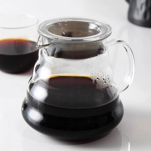 سيرفر V60 زجاج 600 مل - مقاس 02 | V60 Coffee Serve...