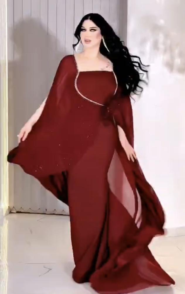 فستان  سهره   احمر. فخم