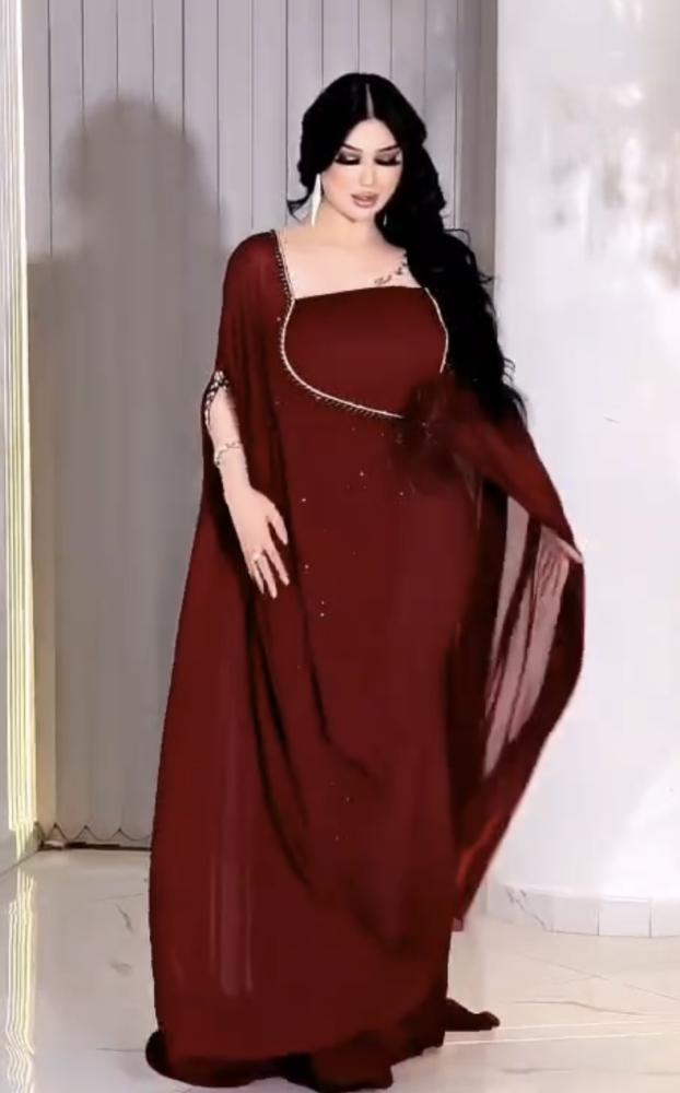 فستان  سهره   احمر. فخم