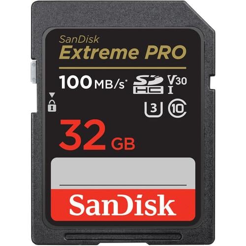 SANDISK 32GB EXTREME PRO UHS-I SDHC MEMORY CARD