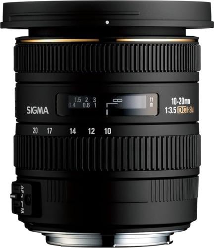 SIGMA LENS 10MM-20MM F3.5 EX DC FOR NIKON