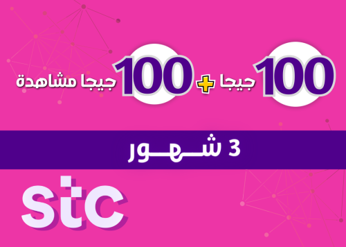 100 جيجا + 100 جيجا مشاهدة ( 3شهور )