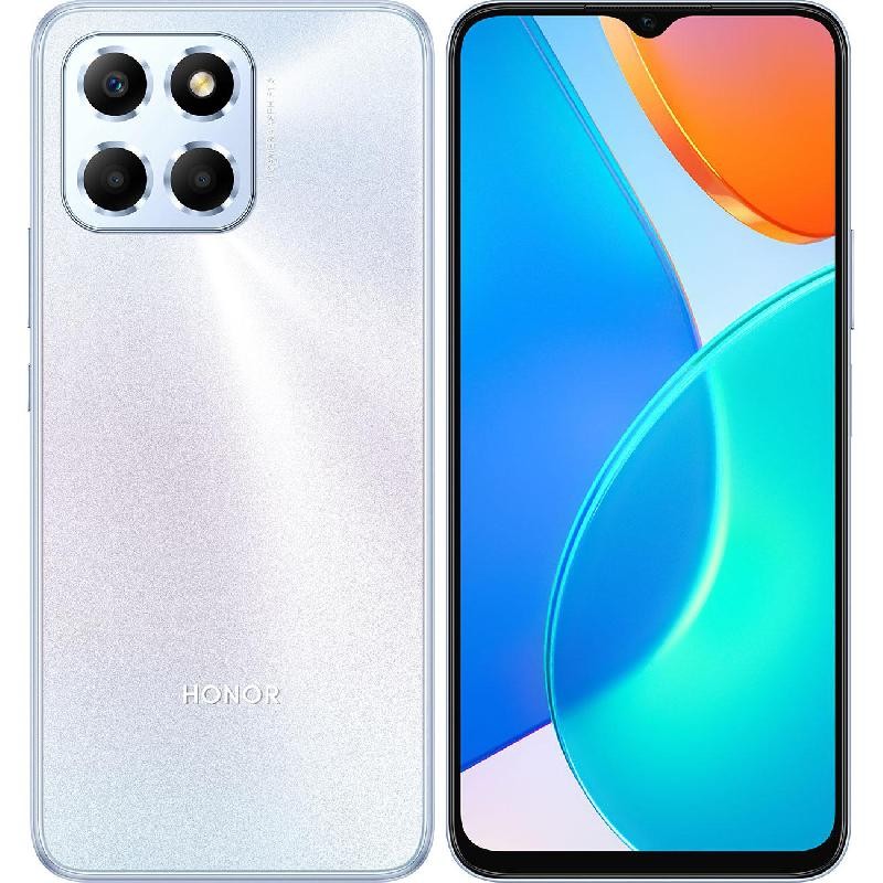 هونر X6 5G سعة 128 جيجابايت، 4 جيجابايت رام، فضي