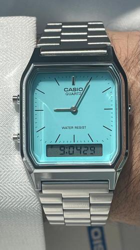 ساعة كاسيو فنتج تيفاني casio vintage tiffany