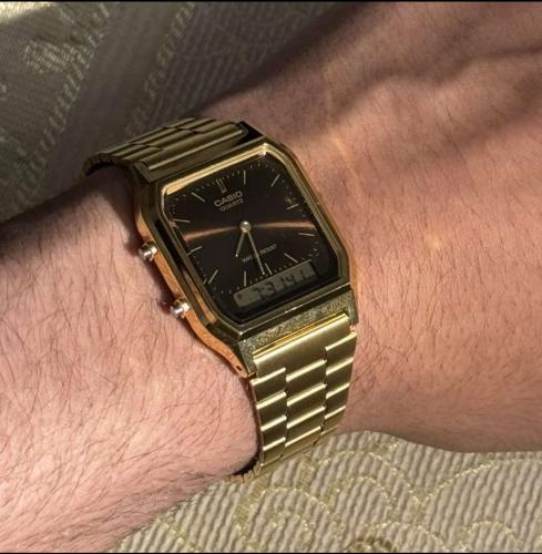 ساعة كاسيو فنتج الذهبي Casio vintage gold