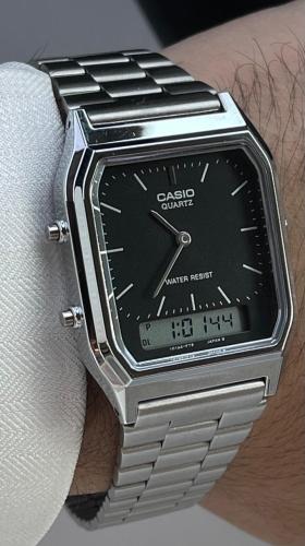 ساعة كاسيو فنتج سوداء casio vintage black