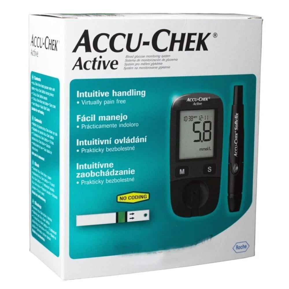 جهاز فحص السكر اكيو تشيك اكتف – Accu-Chek Active Glucose Meter