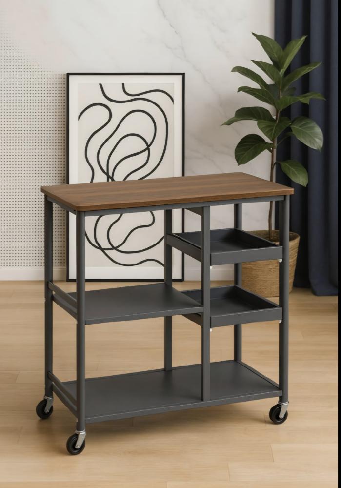 طاولة تقديم بعجلات