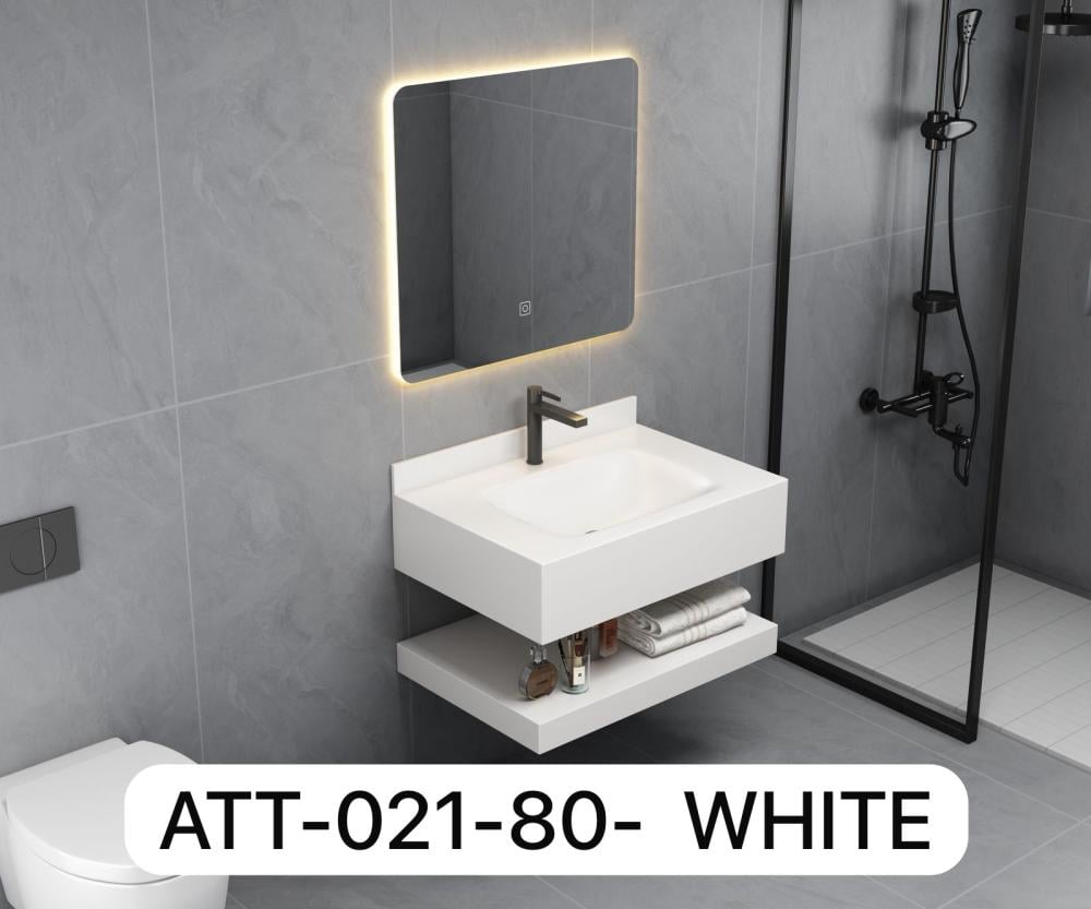 مغسلة بيضاء