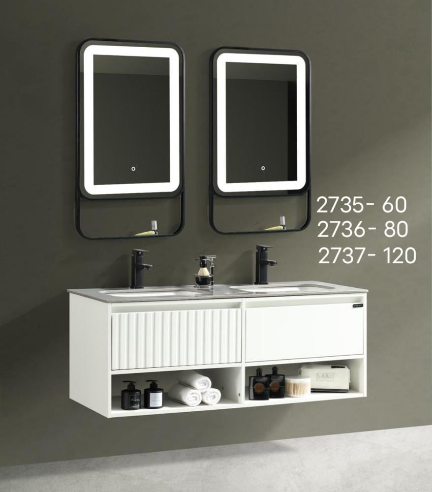 مغسلة رخام حوضين