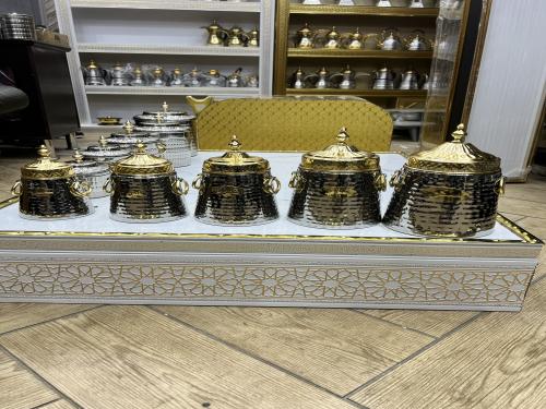 سكريات ستالس ستيل غطى ذهبي