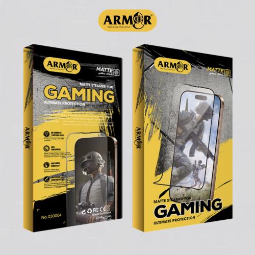ARMOR | شاشة حماية نانو سيراميك شفاف مطفي ضد البصم...