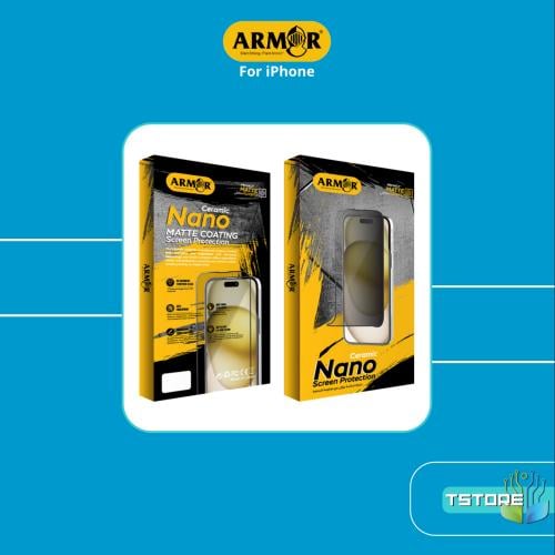 ARMOR | شاشة لقافة نانو سيراميك مطفي ضد البصمة مقا...