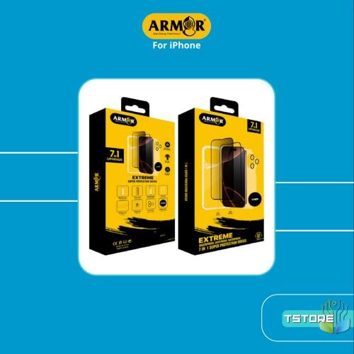 ARMOR | بكج حماية متكامل مع شاشة لقافة 7 في 1 لأجه...