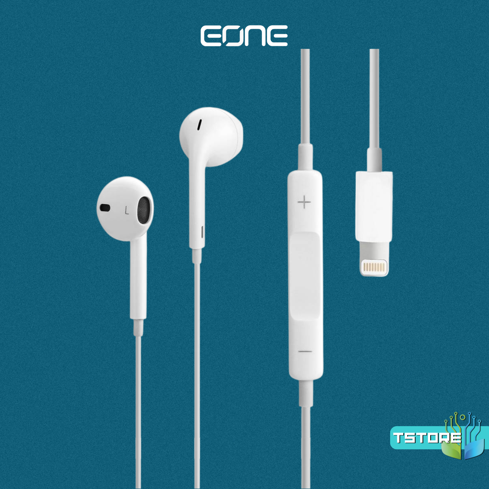 Eone | سماعة ايفون بمنفذ Lightning سلكية معتمدة من ابل