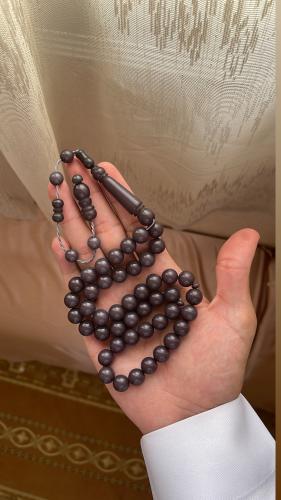 مسبحه بكلايت لون إسمنتي تمليكه