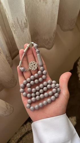 مسبحه بكلايت طربزونه معدن لون إسمنتي